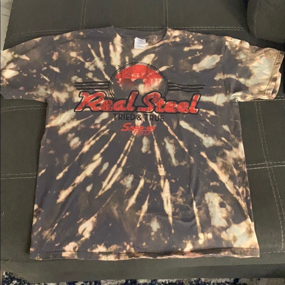 Custom bleach tie-dye T-shirt